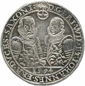 Sasko - Weimar, Friedrich Wilhelm I. a Johann III., 1573 - 1602 — 1