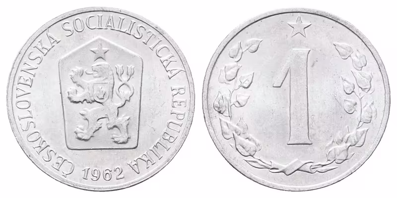 1 Haléř 1962