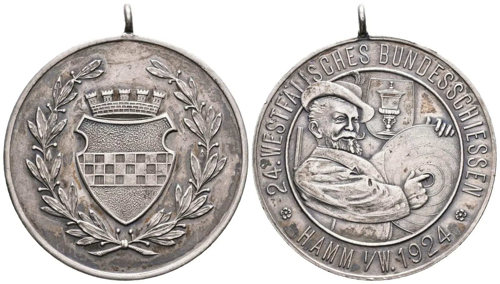 AR Medaile 1924 - 24. Westfálské spolkové střelby v Hamm. — 1