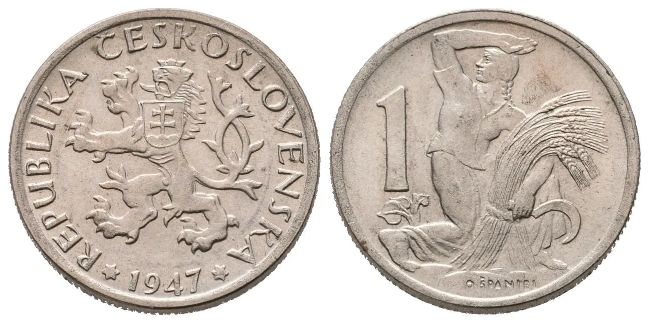 1 Koruna 1947