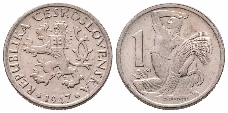1 Koruna 1947