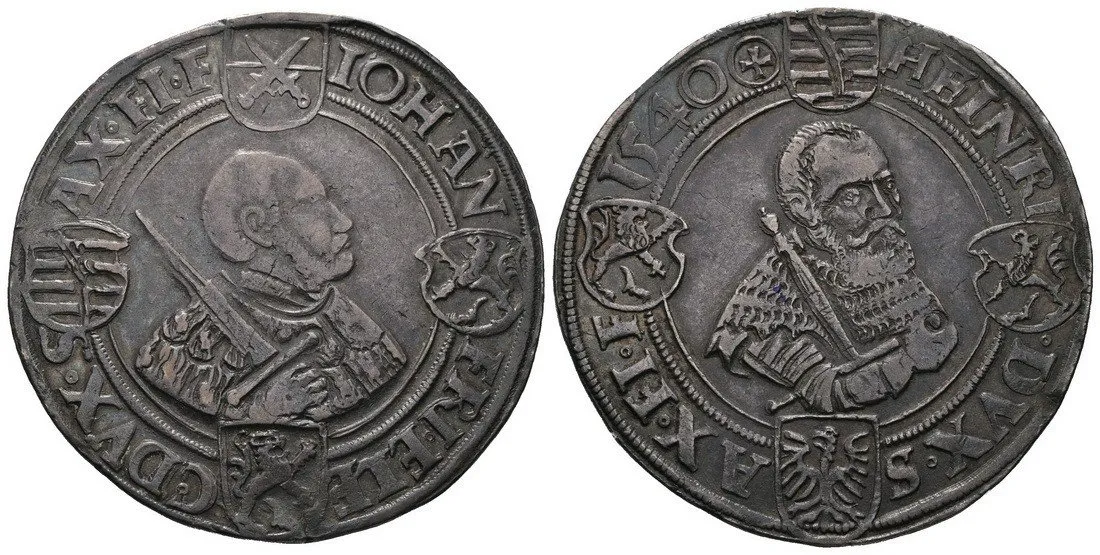 Sasko, Johann Friedrich a Heinrich, 1539 - 1541 — 1