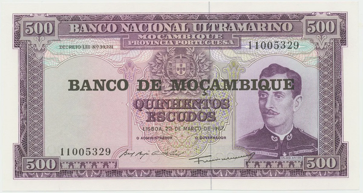 Mosambik, 500 Escudos (1976), P.118
