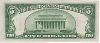USA, 5 Dollars 1934, vojenské vydání pro severní Afriku, P.414AY - fotografie 2