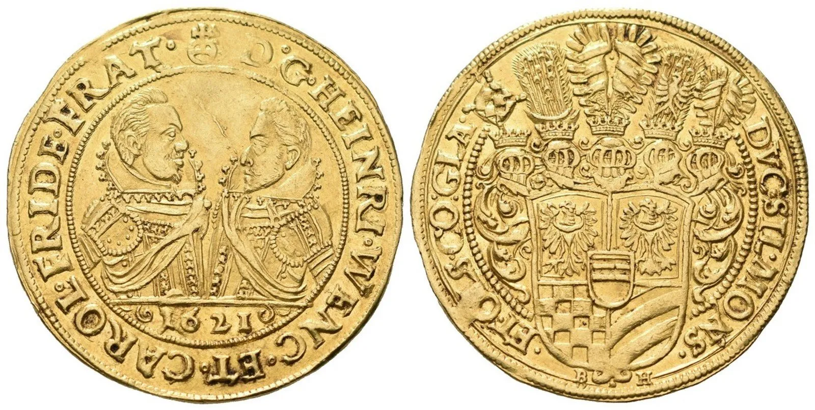 Münsterberg - Olešnice, Heinrich Wenzel a Karl Friedrich, 1617 - 1639 — 1