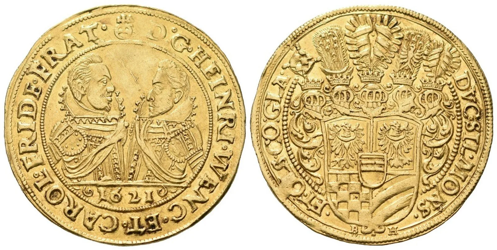 Münsterberg - Olešnice, Heinrich Wenzel a Karl Friedrich, 1617 - 1639 — 1