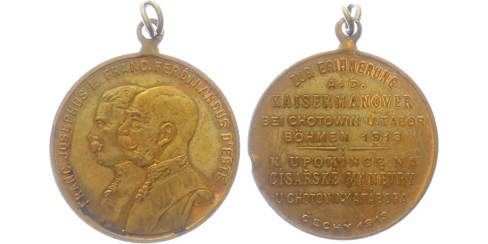František Josef I., medaile vojenských manévrů — 1
