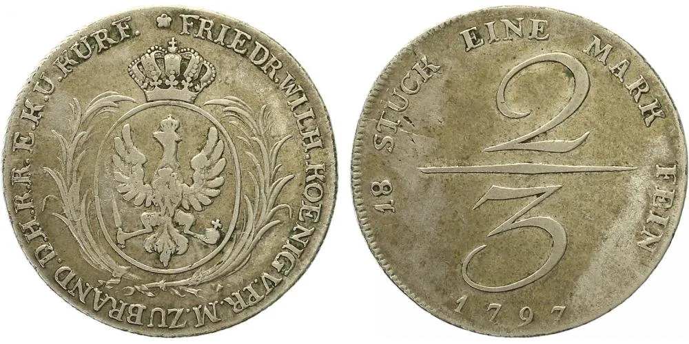 Prusko, Friedrich Wilhelm II., 1786 - 1797 — 1