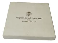Panama, 20 Balboas 1971 - 150. výročí nezávislosti střední Ameriky - fotografie 4