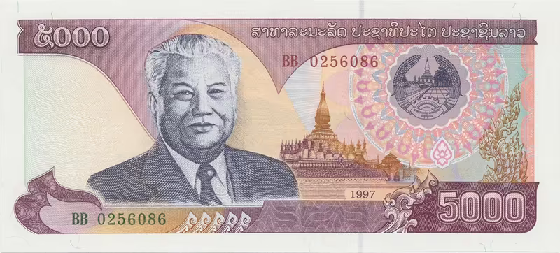 Laos, 5000 Kip 1997, P.34a