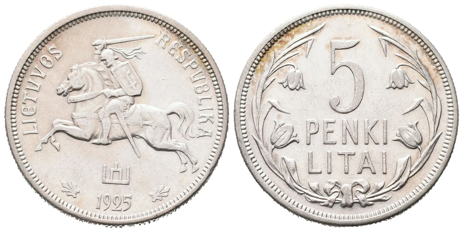 Litva, 5 Litai 1925