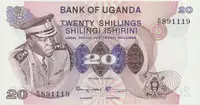 Uganda, 20 Shillings (1973), P.7c