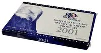 USA, Sada stříbrných 50 Cent mincí 2001