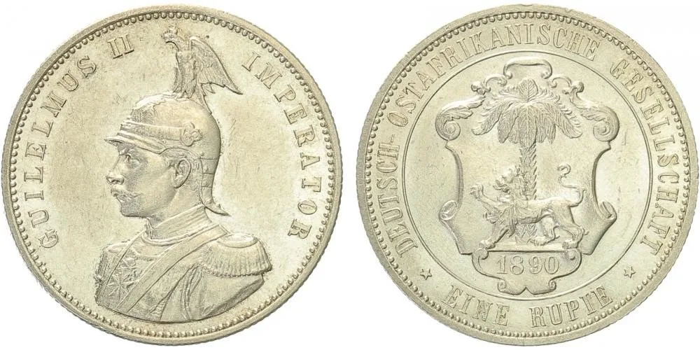 Koloniální ražby, Německá Východní Afrika — 1