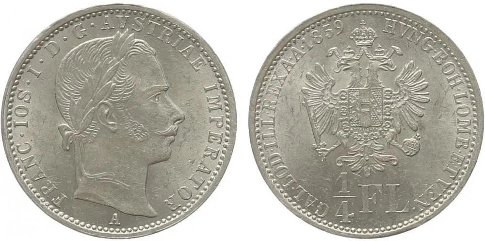Rakouská a spolková měna, 1857 - 1892 — 1