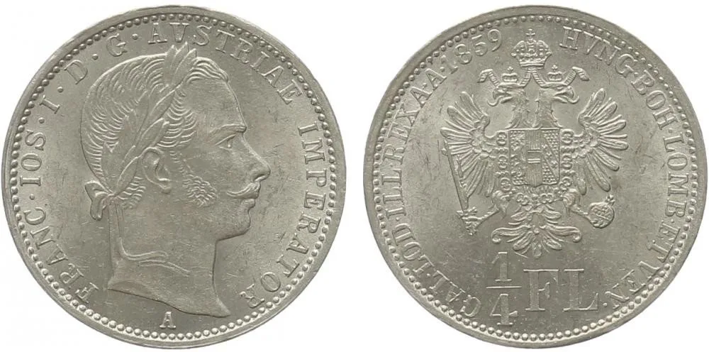 Rakouská a spolková měna, 1857 - 1892 — 1