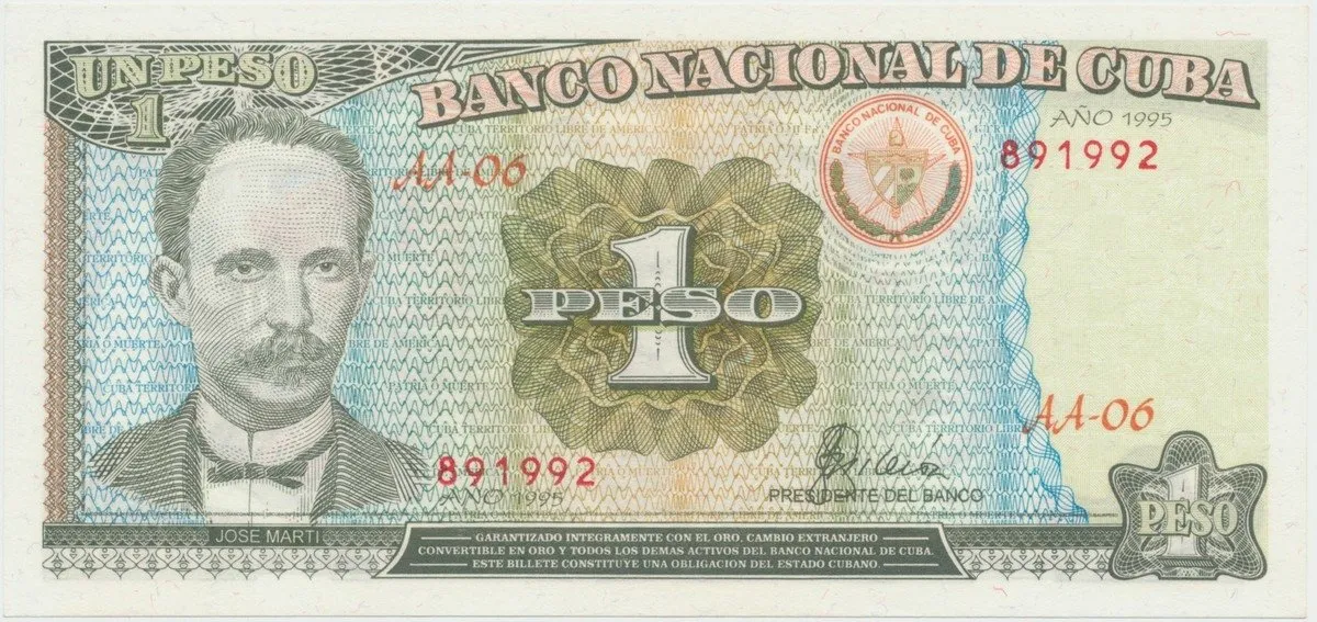 Kuba, 1 Peso 1995, P.112