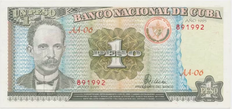 Kuba, 1 Peso 1995, P.112