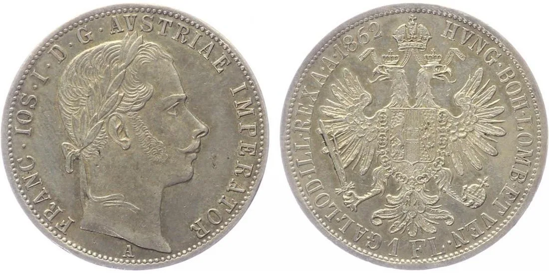 Rakouská a spolková měna, 1857 - 1892 — 1