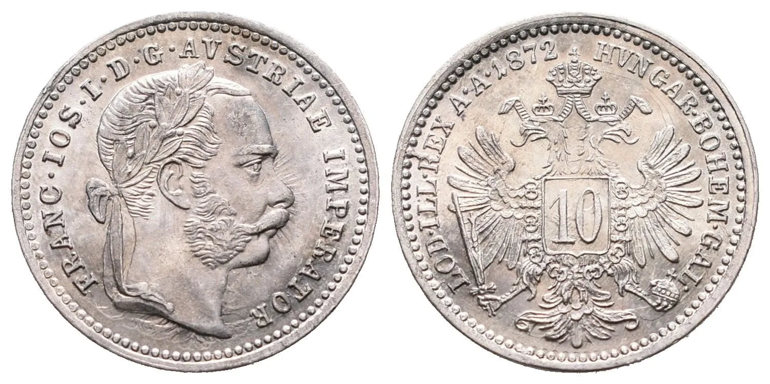 10 Krejcar 1872