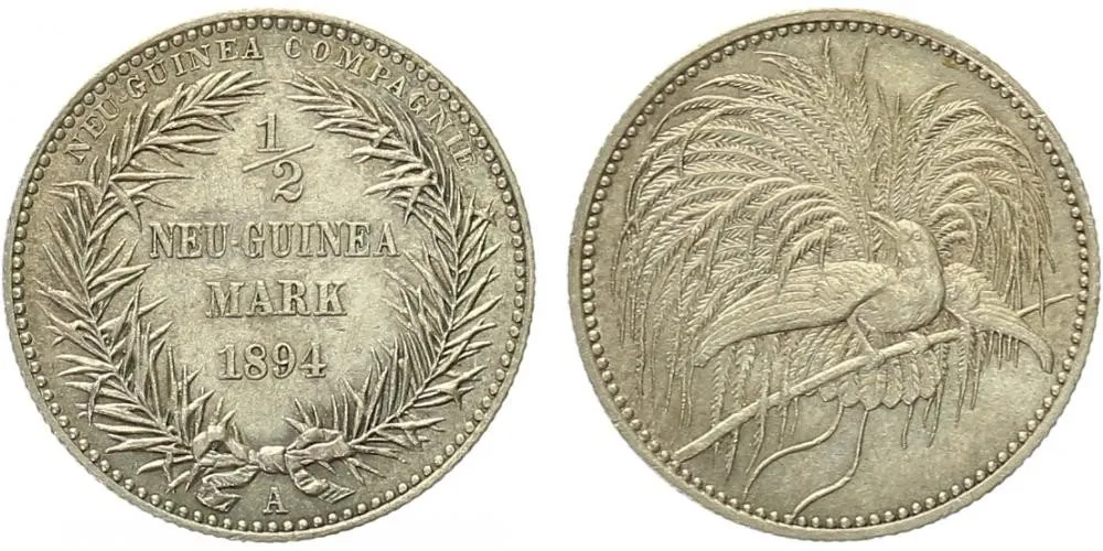 Koloniální ražby, Německá Nová Guinea — 1