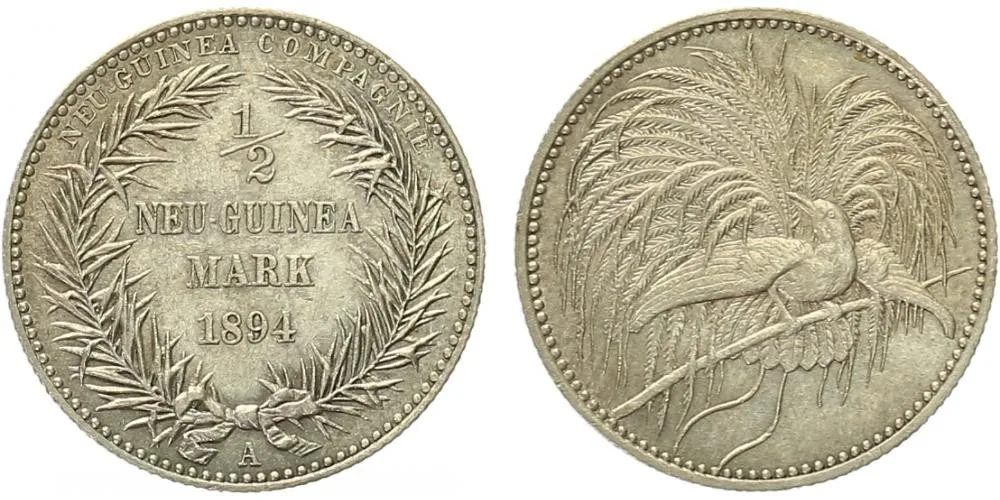 Koloniální ražby, Německá Nová Guinea — 1