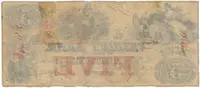 USA - Maryland, 5 Dollar 1855 - fotografie 2