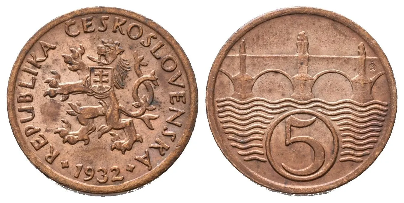 5 Haléř 1932