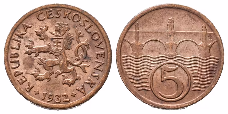 5 Haléř 1932