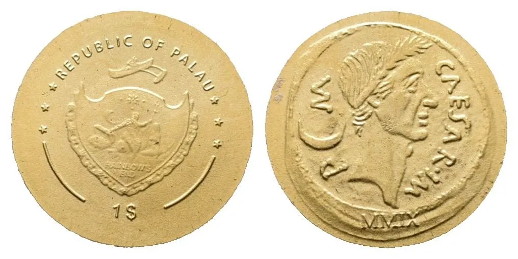 Palau, 1 Dollar 2009 - Julius Caesar