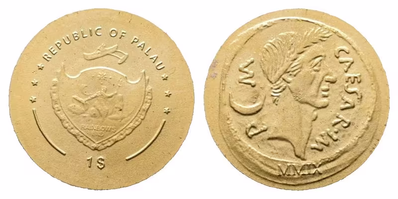 Palau, 1 Dollar 2009 - Julius Caesar