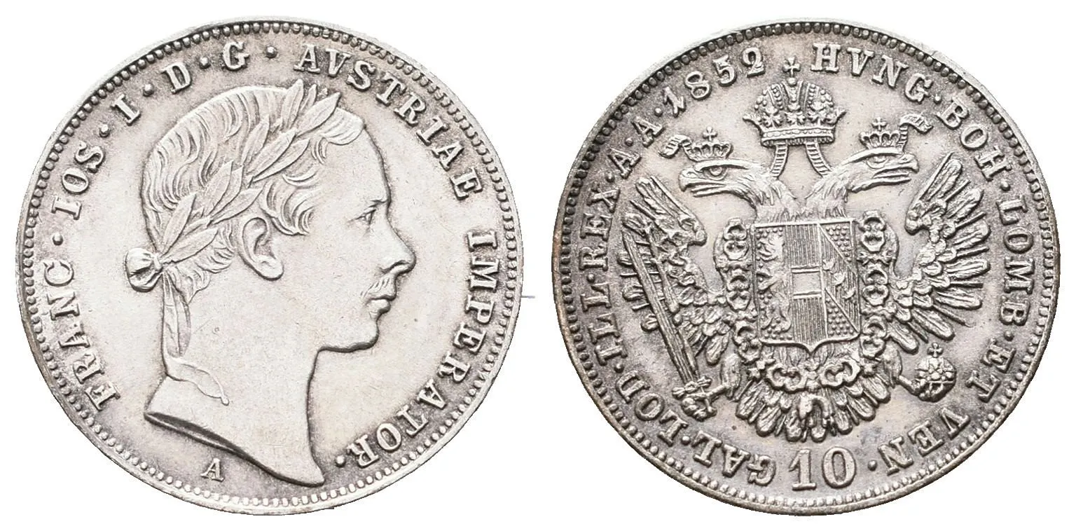 Konvenční měna, 1848 - 1857 — 1