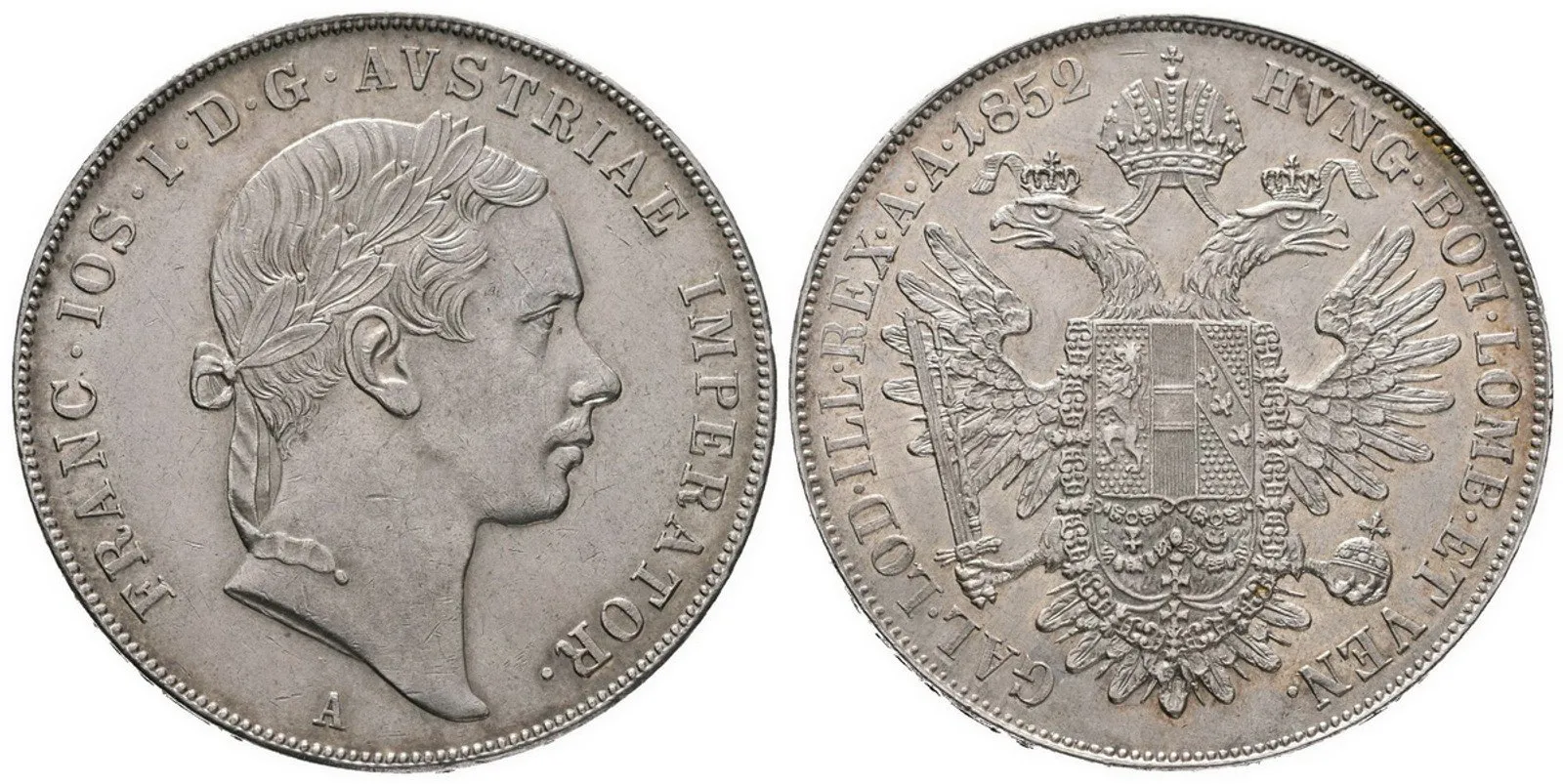 Konvenční měna, 1848 - 1857 — 1