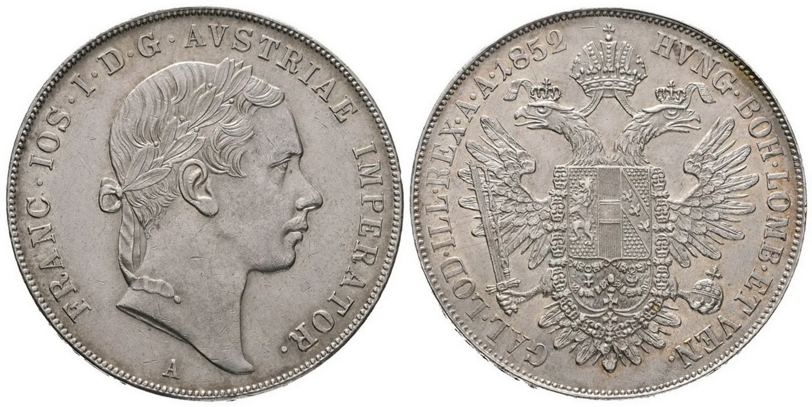 Konvenční měna, 1848 - 1857 — 1