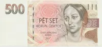 Česká republika, 500 Koruna 1993, série A, tisk Anglie, Hej..CZ10a1 - fotografie 2