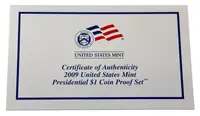 USA, Sada pamětních mincí 1 Dollar 2009 - Prezidenti - fotografie 4