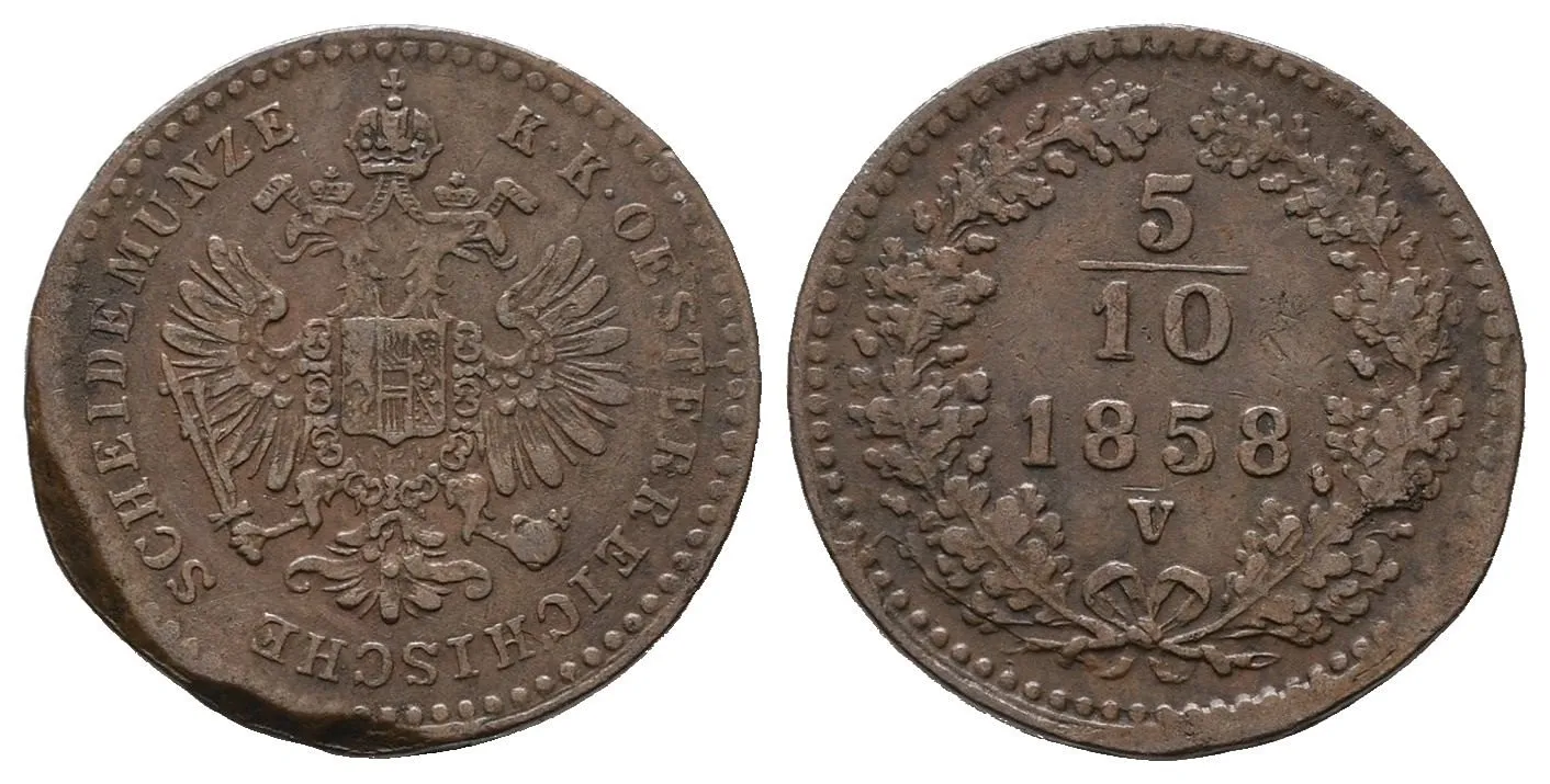 Rakouská a spolková měna, 1857 - 1892 — 1