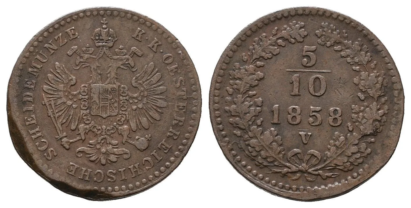 Rakouská a spolková měna, 1857 - 1892 — 1