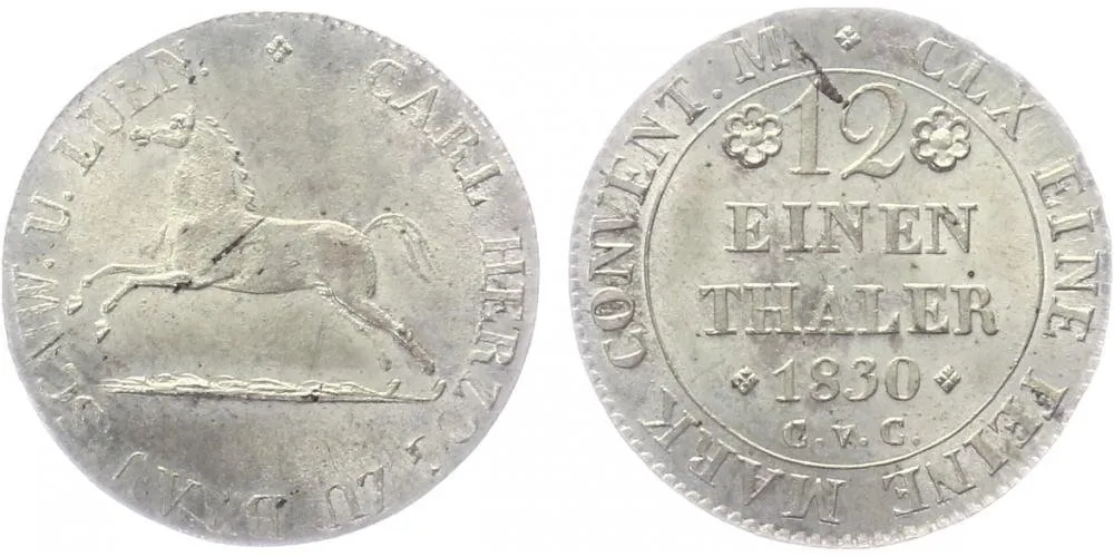 Braunschweig - Wolfenbüttel, Karl, 1815 - 1830 — 1