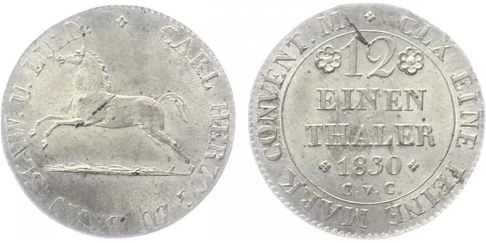 Braunschweig - Wolfenbüttel, Karl, 1815 - 1830 — 1
