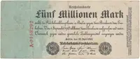 Německo, 5 Millionen Mark 1923, Ro.94