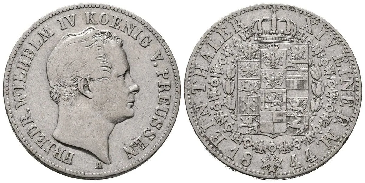 Prusko, Friedrich Wilhelm IV., 1840 - 1861 — 1