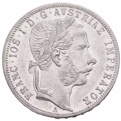 Zlatník 1867 A, pěkná zachovalost, patina, zbytky lesku, rysky