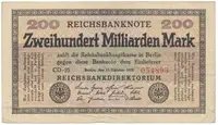 Německo, 200 Milliarden Mark 1923, Ro.118b