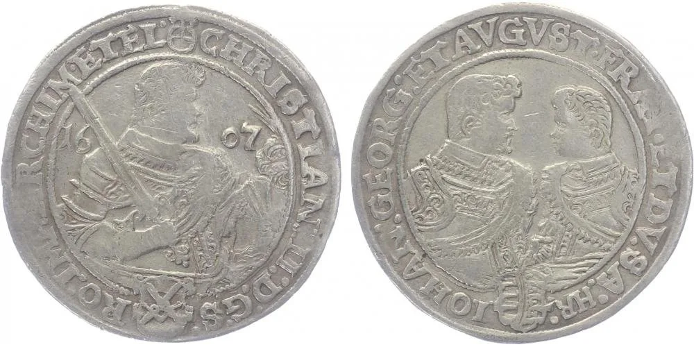 Sasko, Christian II., Johann Georg I. a August, 1591 - 1611 — 1