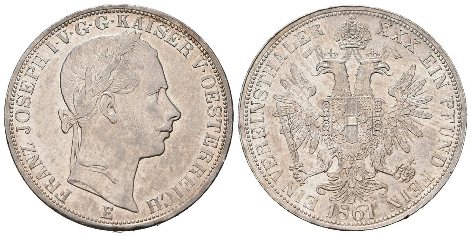 Rakouská a spolková měna, 1857 - 1892 — 1