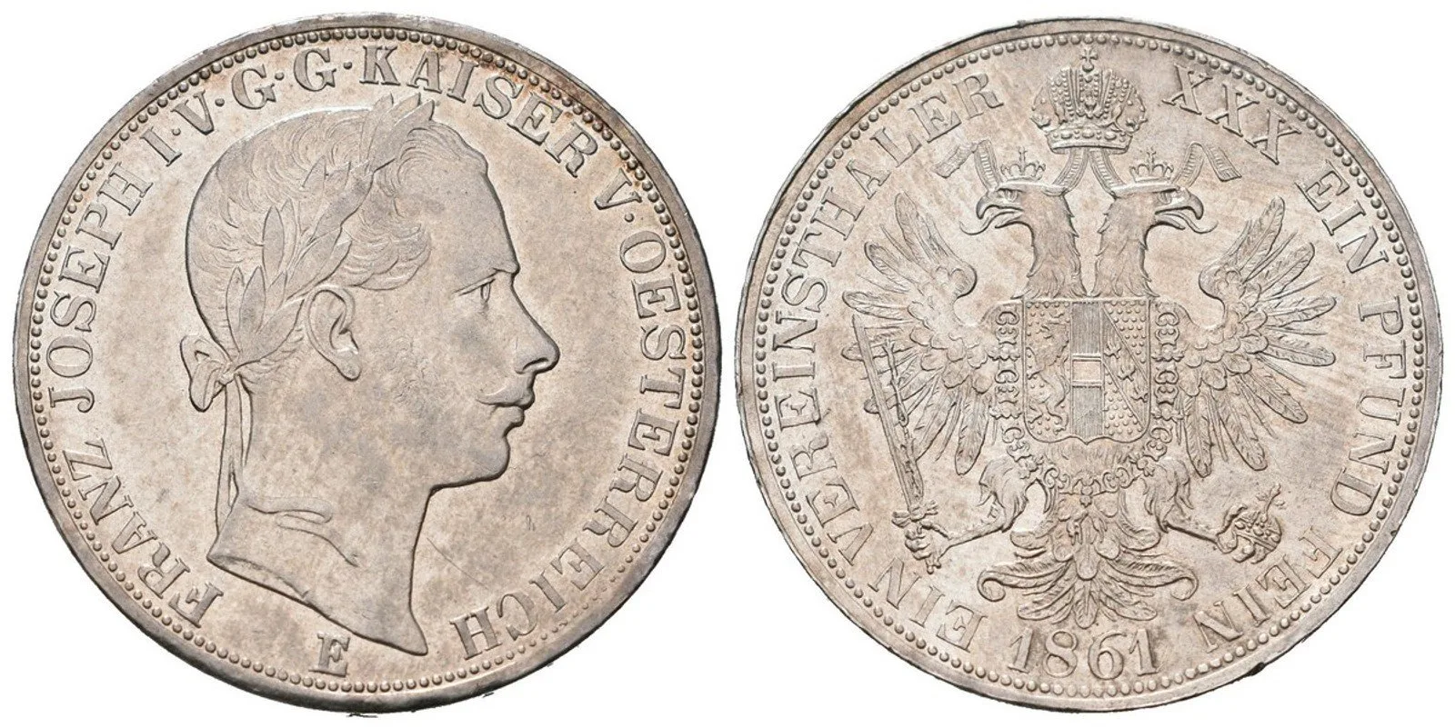Rakouská a spolková měna, 1857 - 1892 — 1