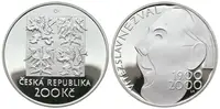 200 Kč 2000 - Vítězslav Nezval, PROOF