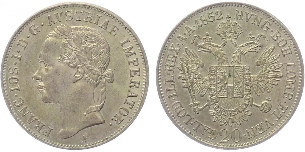 Konvenční měna, 1848 - 1857 — 1