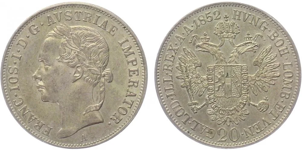 Konvenční měna, 1848 - 1857 — 1
